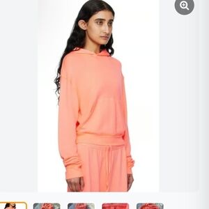 SKIMS Neon Pink Hoodie